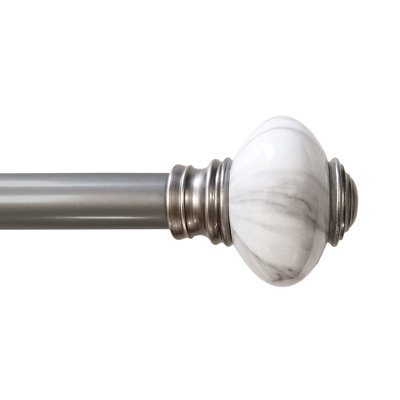 Hession Drapery Curtain Single Curtain Rod