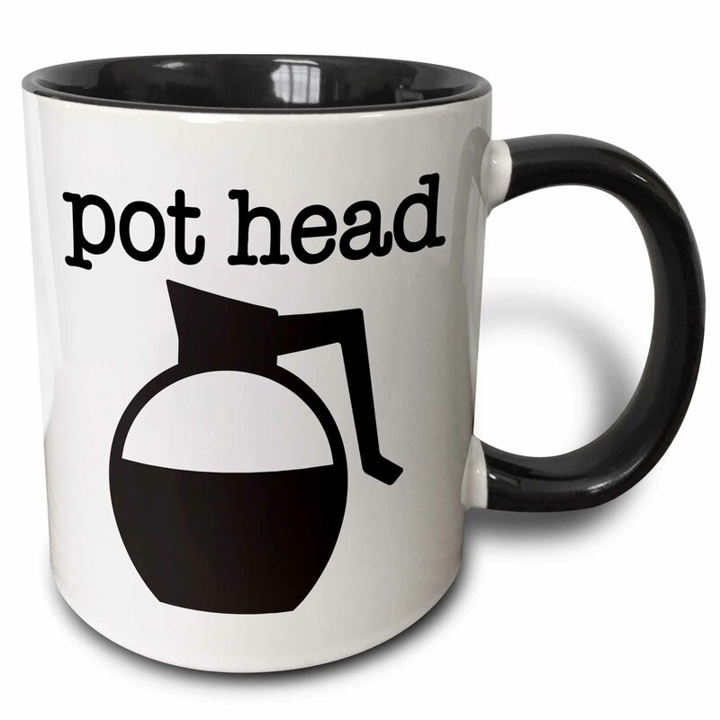 Download Symple Stuff Baggs Pot Head Coffee Mug | Wayfair