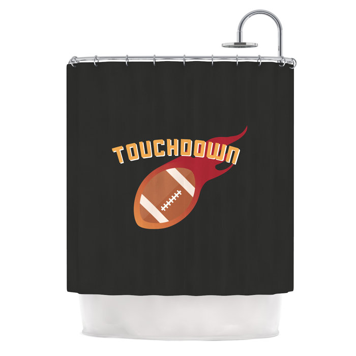 East Urban Home Touchdown Xlvi Sports Football Single Shower