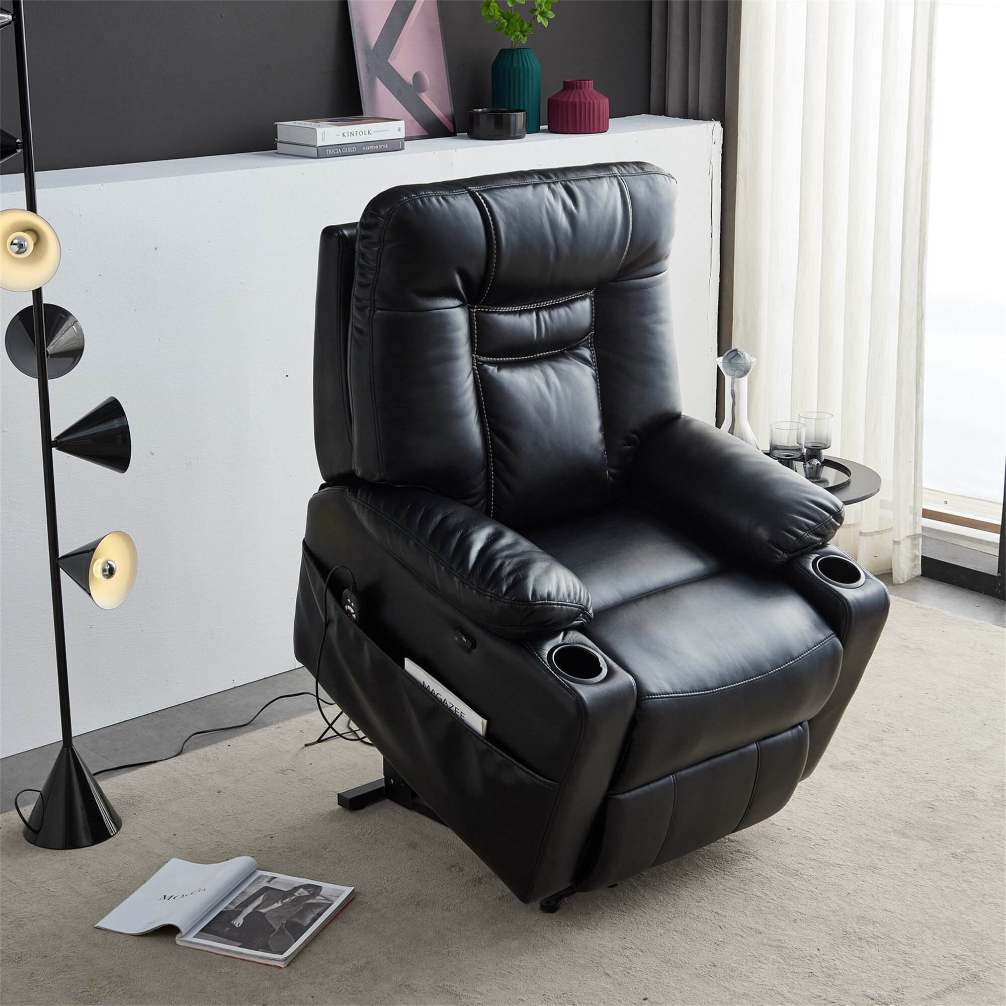 single motor recliner chair