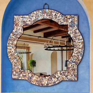 Alvarez Quatrefoil Frame Bathroom/Vanity Wall Mirror