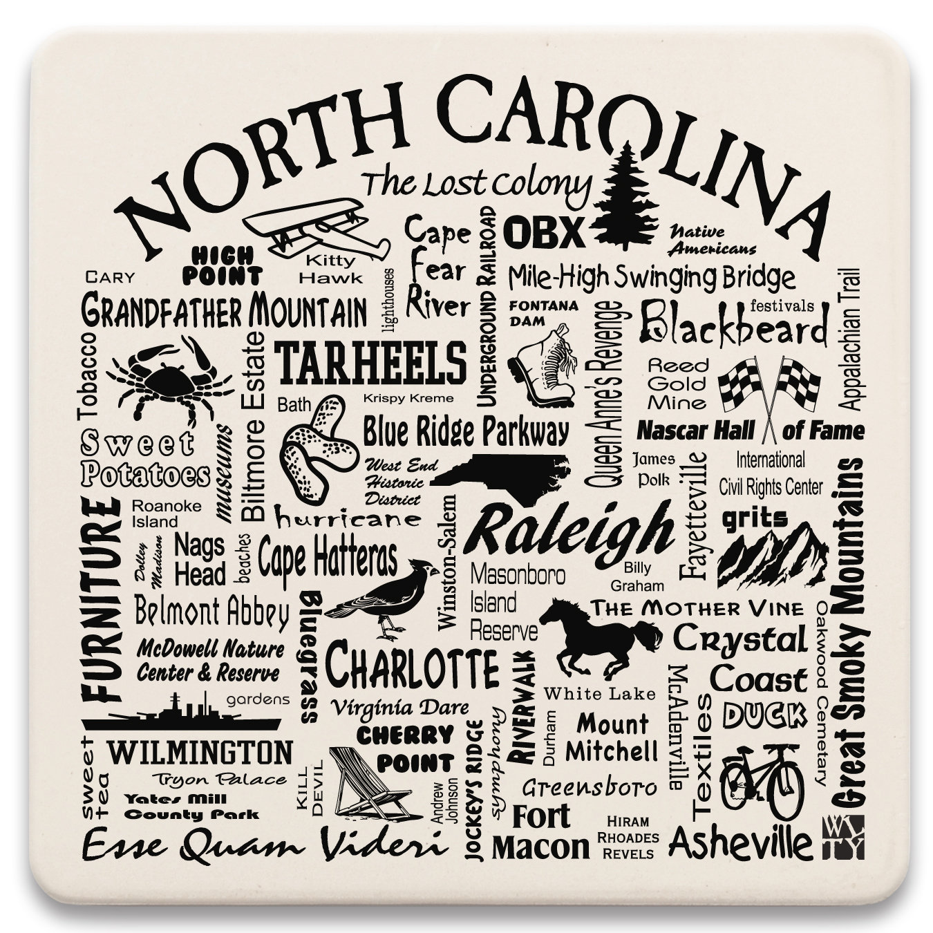 Red Barrel Studio® North Carolina Coaster Wayfair