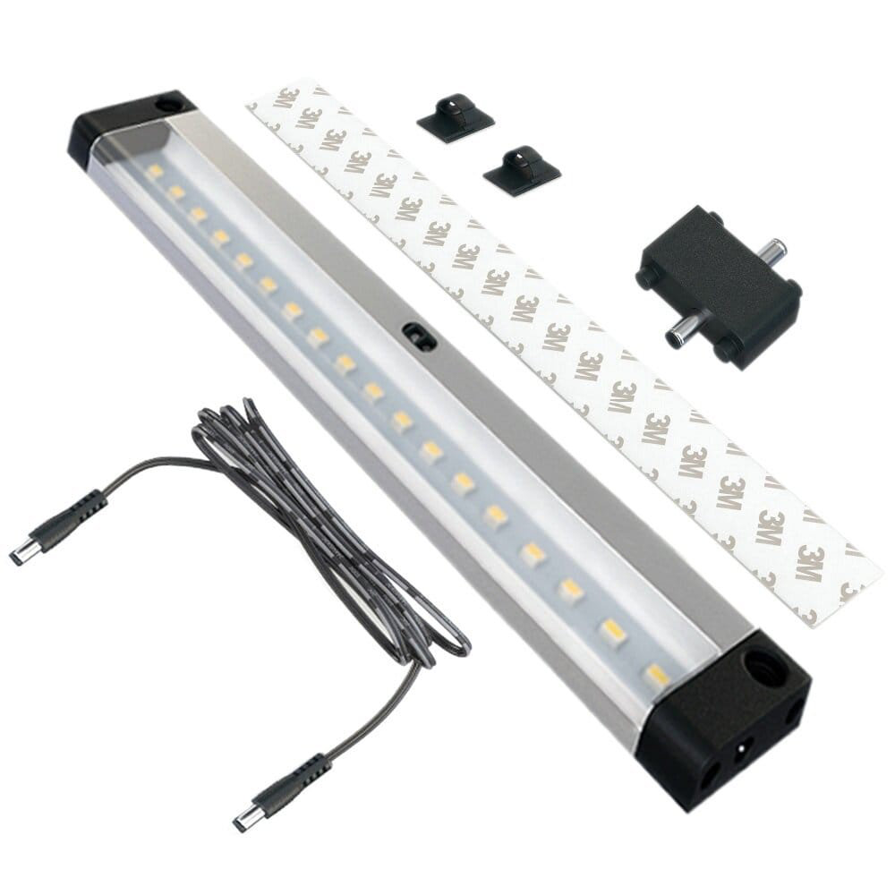 EShine 7 inch LED Dimmable Under Lighting Panel with IR sensor with Accessories (No
