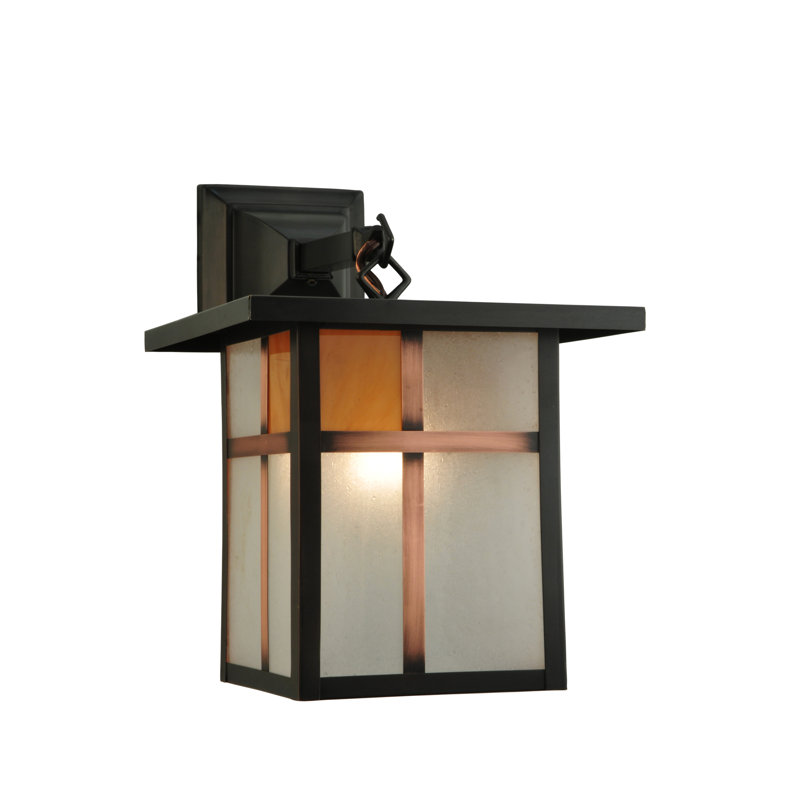 Meyda Tiffany 1 Light Outdoor Wall Lantern Wayfair