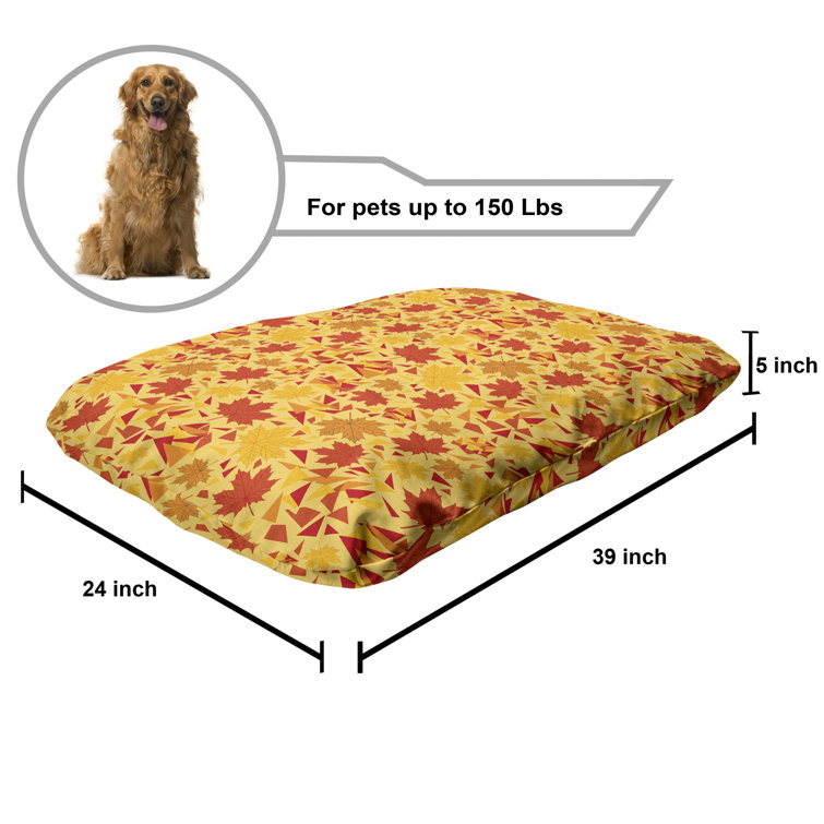 mustard dog bed