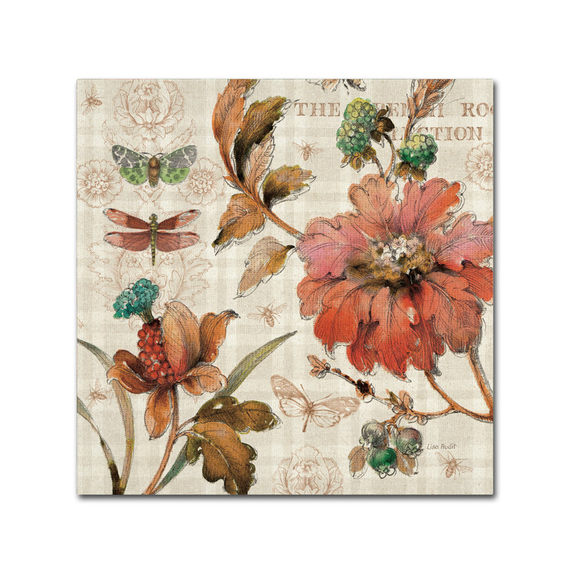 Trademark Art French Country V Painting Print On Wrapped Canvas