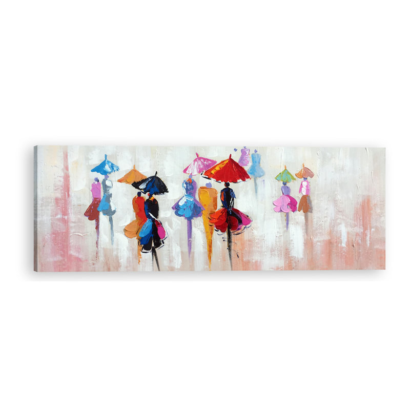 Winston Porter Crosswalk In Seattle Ii Oil Painting Print On