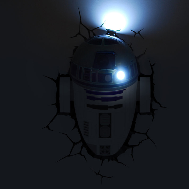 3d Light Fx 3d Ep 7 Star Wars R2 D2 Deco 2 Light Night Light Reviews Wayfair