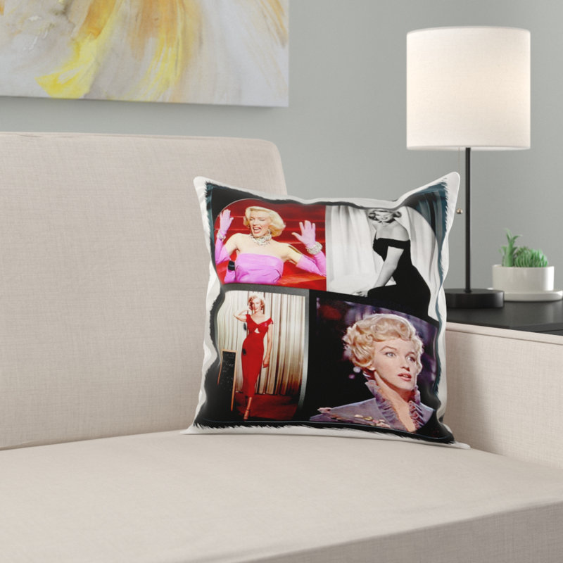 East Urban Home Marilyn Monroe Collage Pillow Cover Wayfair