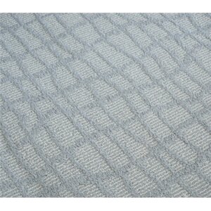 Alexios Crosshatch Gray Area Rug