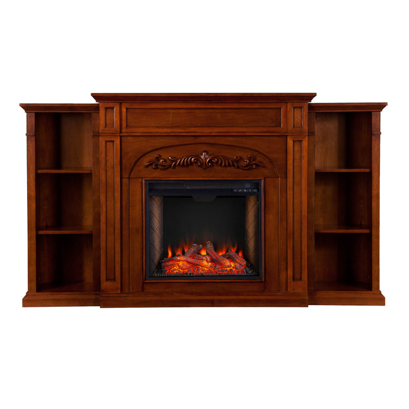Ebern Designs Chantilly Alexa Enabled Electric Fireplace