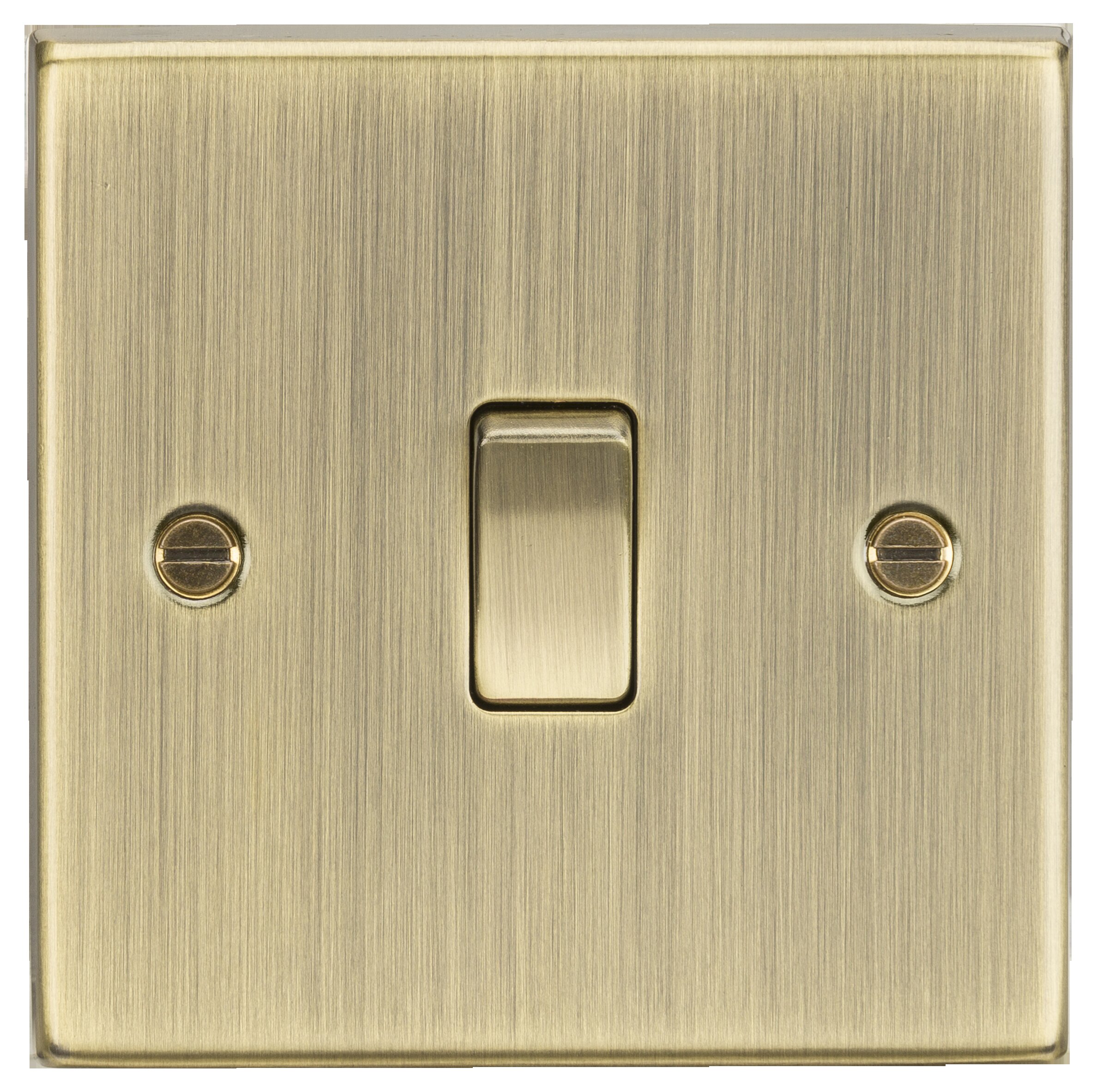 Knightsbridge Square Edge 10A 1G Wall Mounted Light Switch | Wayfair.co.uk