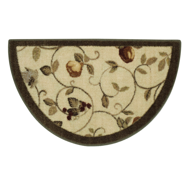 Brumlow Mills Miracle Fruit Floral Dark Green Cream Area Rug Reviews Wayfair