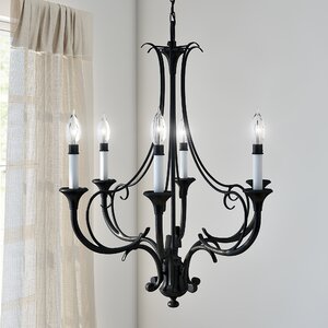 Maiwenn 6-Light Candle-Style Chandelier