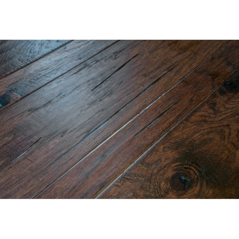 Tuscanwood Toledo Hickory 0 5 Thick X Random Width X Varying Length Engineered Wood Hardwood Flooring Wayfair