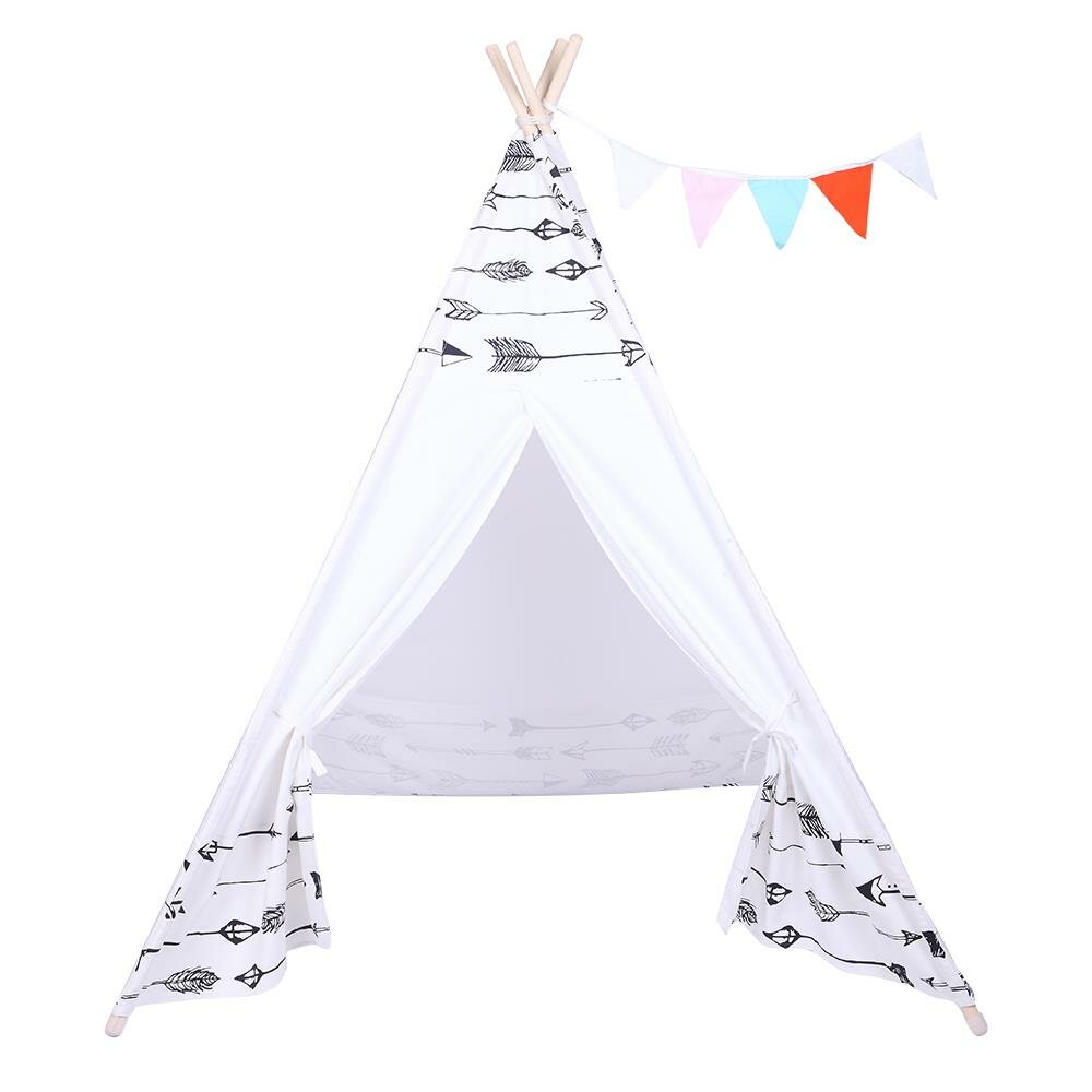 Zimtown Baby Kid Princess Indoor Outdoor Canvas Play Teepee With