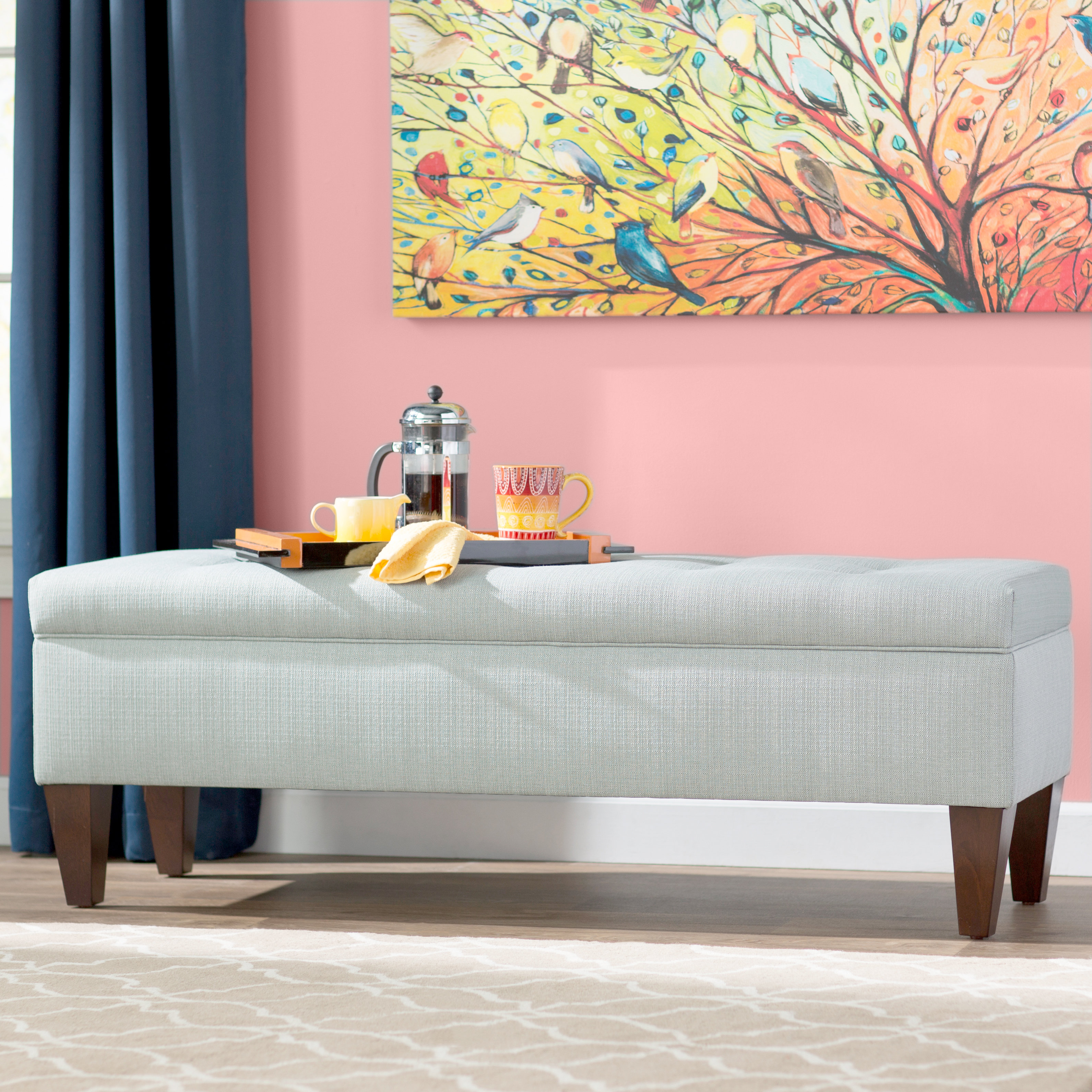 Red Barrel Studio® Gaither Flip Top Storage Bench & Reviews Wayfair