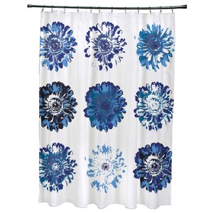 Willa Floral Print Shower Curtain