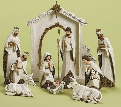 Roman, Inc. 10 Piece Nativity Set & Reviews | Wayfair