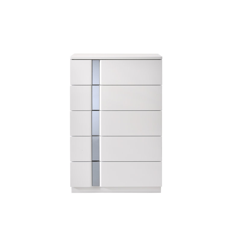 Wade Logan Lisbeth 5 Drawer Chest Reviews Wayfair