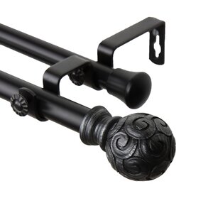 Maryetta Double Curtain Rod