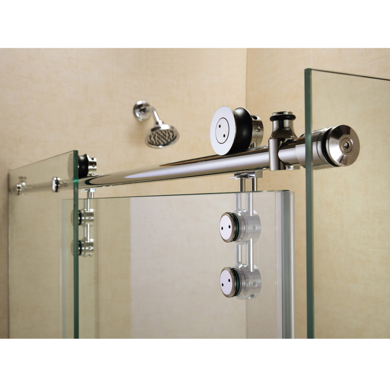 Dreamline Enigma Z 60 38 X 76 Single Sliding Frameless Shower Door With Clear Max Technology Reviews Wayfair
