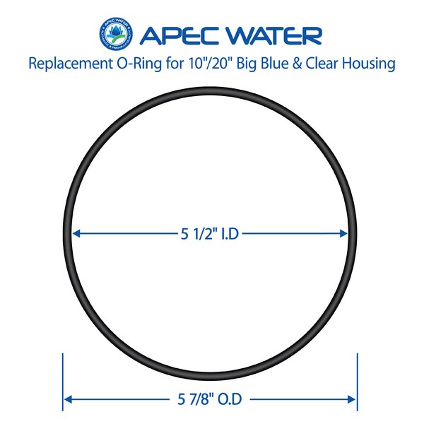 Replacement O-Ring compatible For APEC Water 10" or 20" Big Blue Housing 