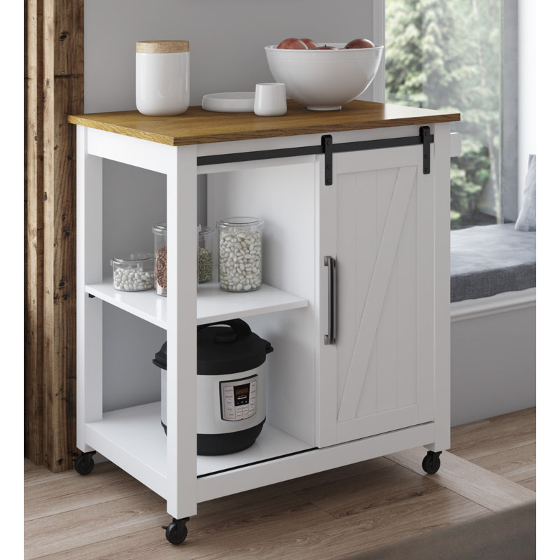 Gracie Oaks Dionisio Rolling Kitchen Cart Reviews Wayfair Gracie Oaks Dionisio Rolling Kitchen
