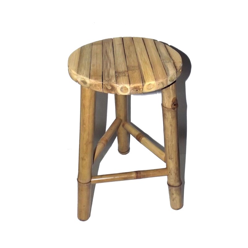 Khalid Accent Stool. #stools #furniture #homedecor #rusticdecor #woodstool