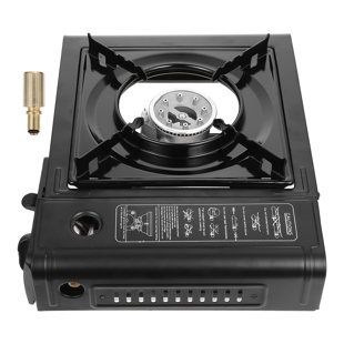 Outdoor Gas Stove Picnic Camping Butane Jet Gas Burner Electronic Cooker 