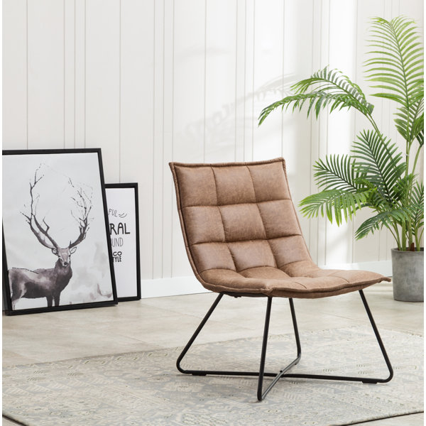camel accent chair
