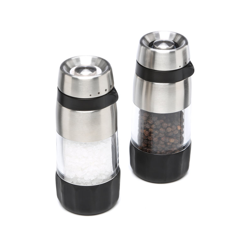 Oxo Good Grips Salt Pepper Grinder Set Reviews Wayfair Good Grips Salt Pepper Grinder Set