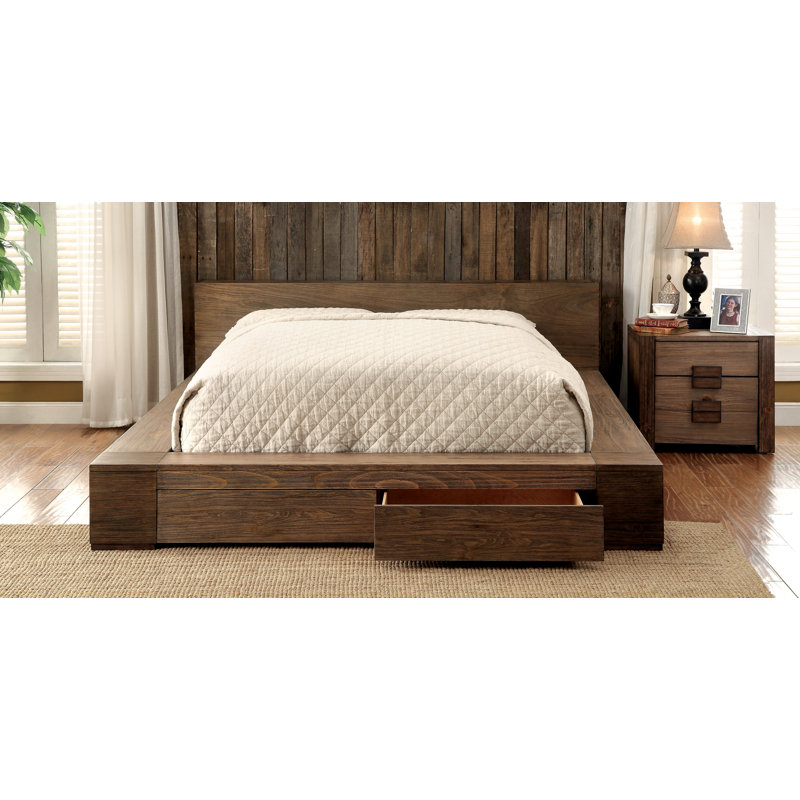 T Austin Design Arianna Solid Wood Storage Platform Bed Arianna Solid Wood Storage Platform Bed