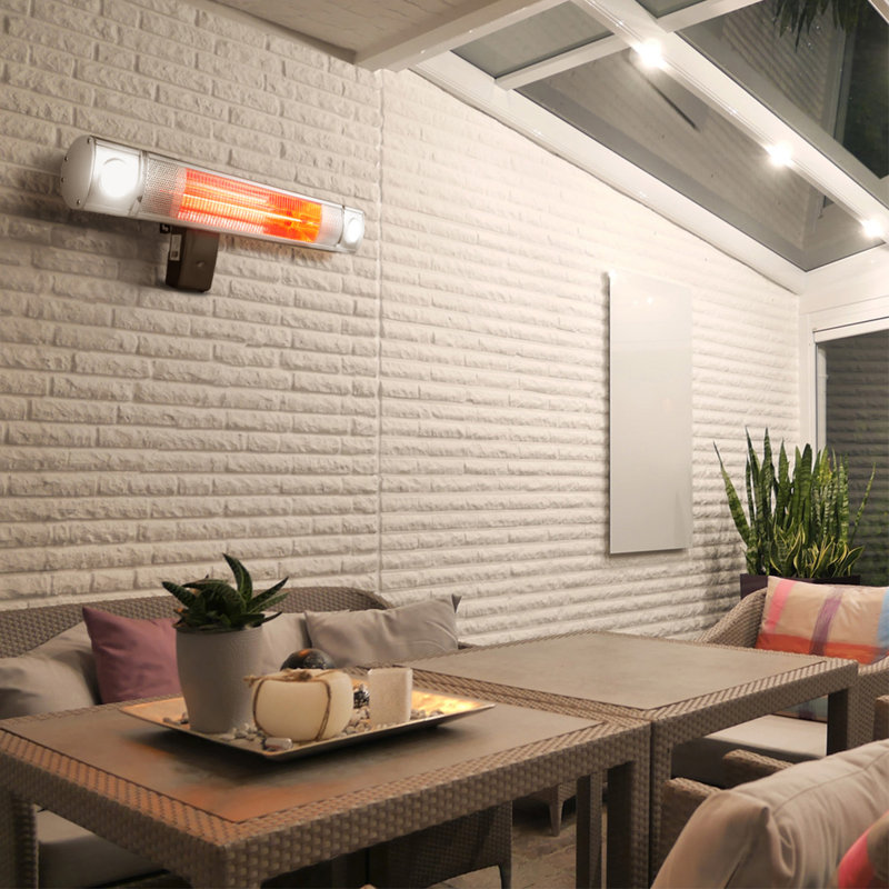 Infrared 1500 Watt Electric Ceiling Mounted Patio Heater
