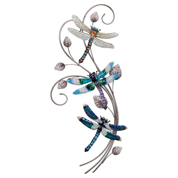 Regal Art & Gift Blue Luster Gecko Metal Wall Decoration Decor 18 x 0.5 x 10.5 inches 