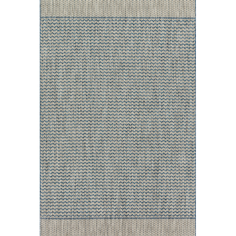Highland Dunes Nicki Chevron Gray Blue Indoor Outdoor Area Rug Reviews Wayfair