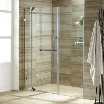 Vigo Pirouette 42 X 72 Pivot Frameless Shower Door Reviews