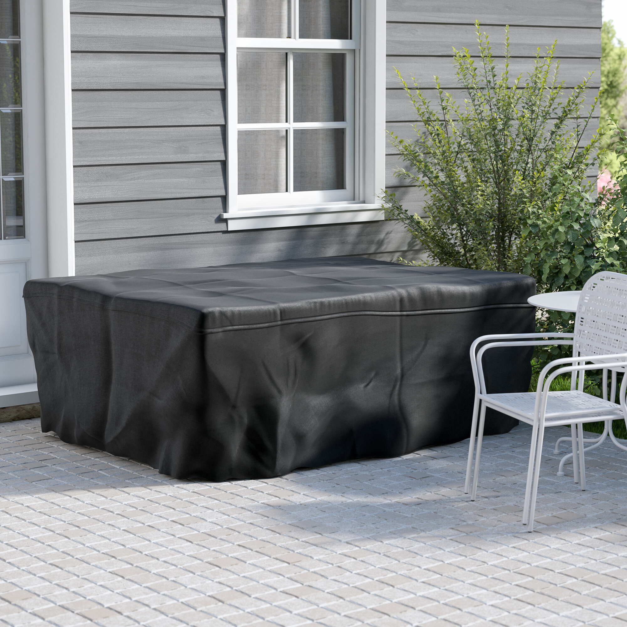 Patio Outdoor Dining Rectangular Table Chairs Cover Patio Outdoor Table Cover Waterproof Patio Furniture Set Cover Heavy Duty Lawn Patio Furniture Cover With Reinforced Corner Chairs Patio Lawn Garden Ekbotefurniture Com