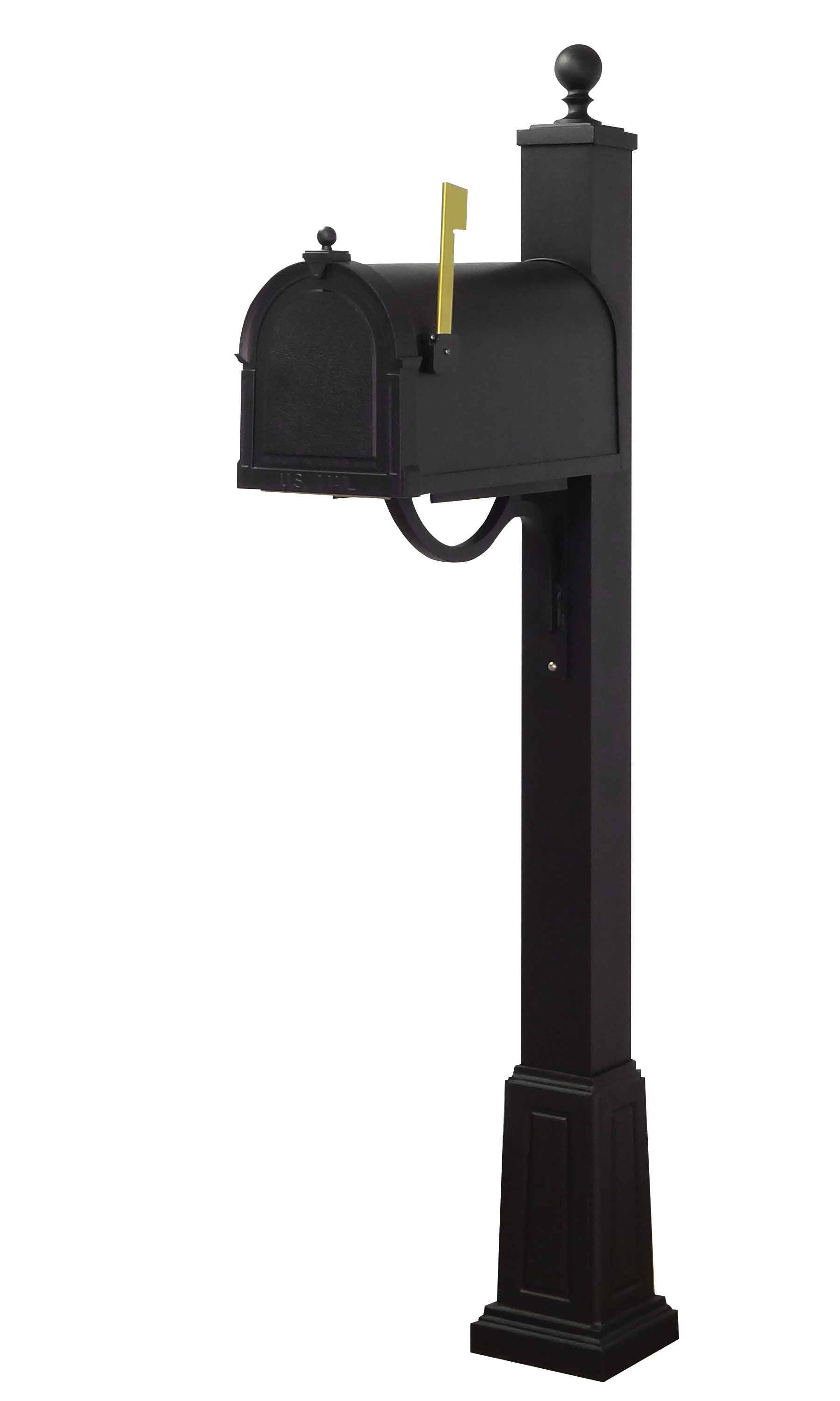 Special Lite Products Berkshire Curbside Locking Post Mounted Mailbox With Post Included Wayfair