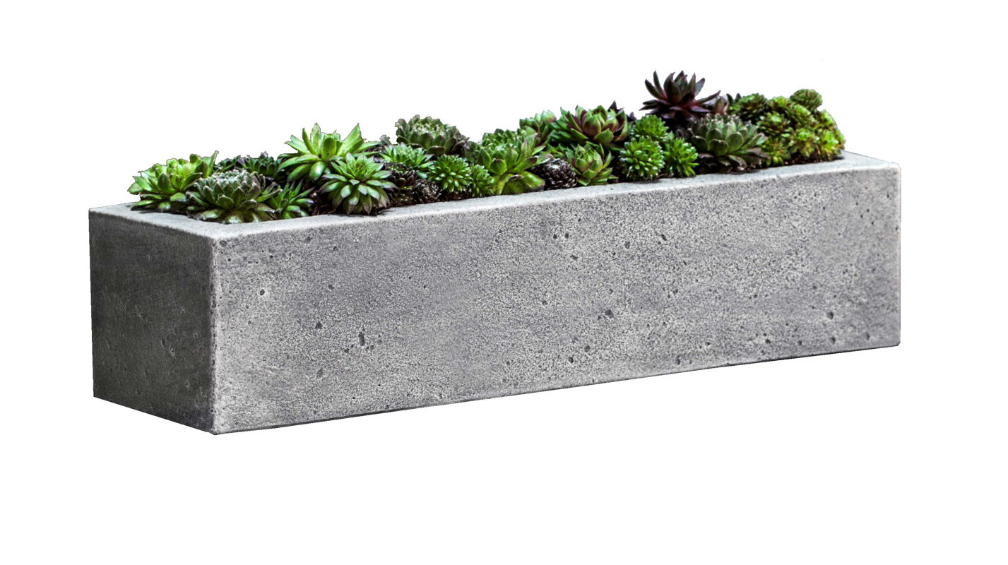 Box Planters Joss Main - Georgina Stone Planter Box box planters joss main - georgina stone planter box