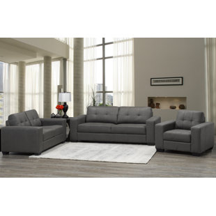 Aya 3 Piece Living Room Set (Set of 3) by Ebern Designs