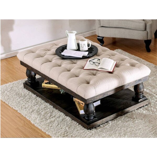 Canora Grey Ruggles Coffee Table With Cushion Top Wayfair