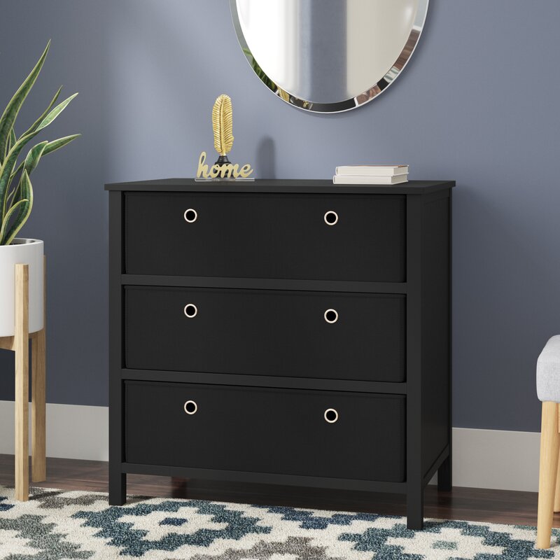 Andover Mills Aeliana 3 Drawers Single Bachelor S Chest Wayfair