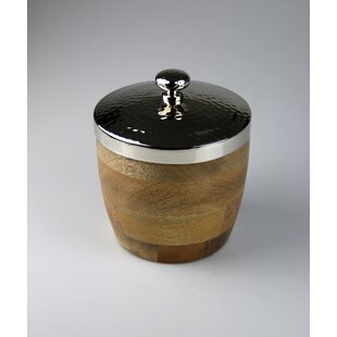 Amber-Jayne Cube Pot Wood Aluminium Ice Bucket By 17 Stories