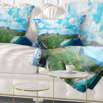 The Pillow Collection Vilette Paisley Throw Pillow Reviews Wayfair