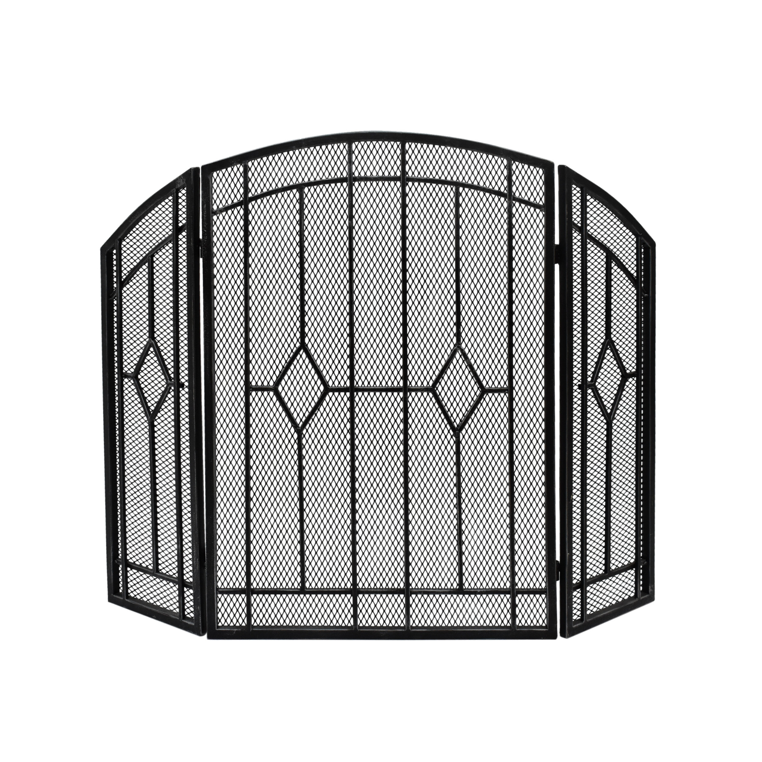 Home Loft Concepts Izaiah 3 Panel Iron Fireplace Screen Reviews