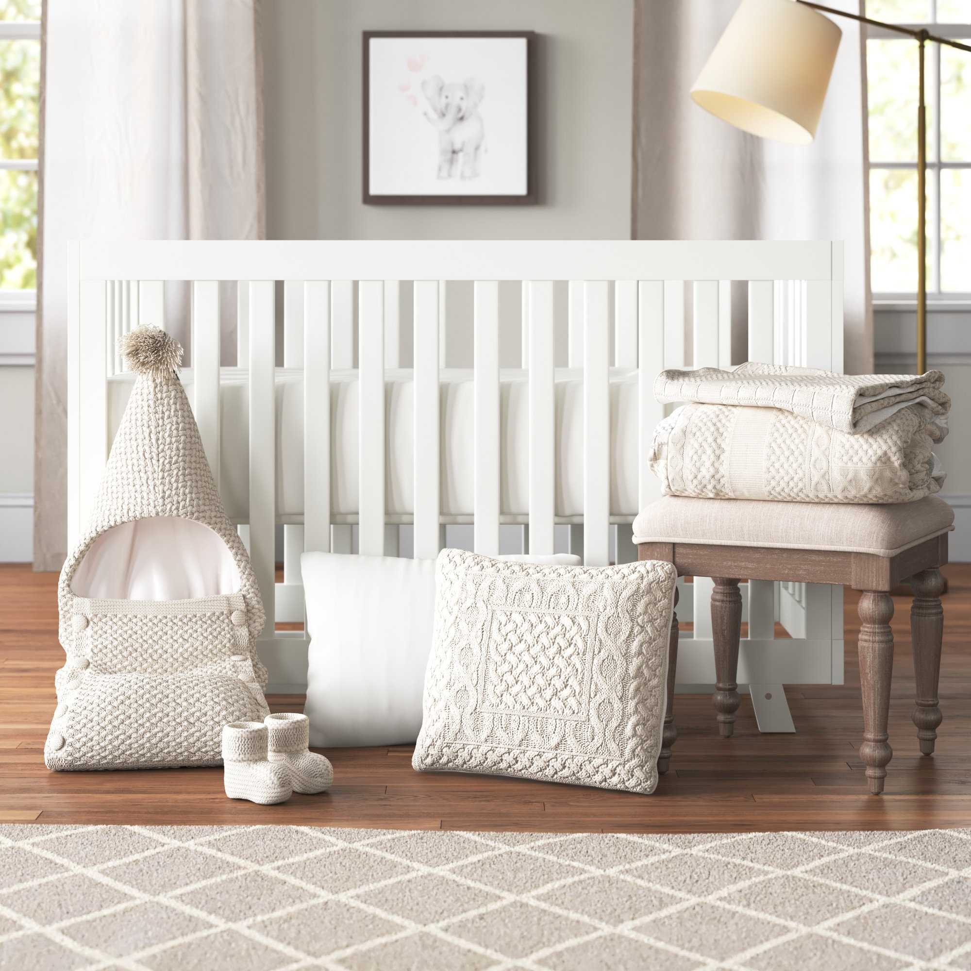 Three Posts™ Baby & Kids Kelm 7 Piece Crib Bedding Set & Reviews Wayfair