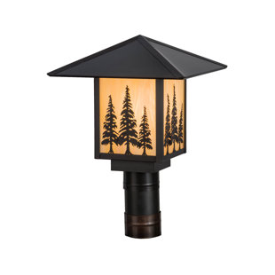 Best Greenbriar Oak Seneca Tall Pines 1-Light Lantern Head By Meyda Tiffany Outdoor Lighting Greenbriar Oak Seneca Tall Pines 1-Light Lantern Head By Meyda Tiffany Outdoor Lighting