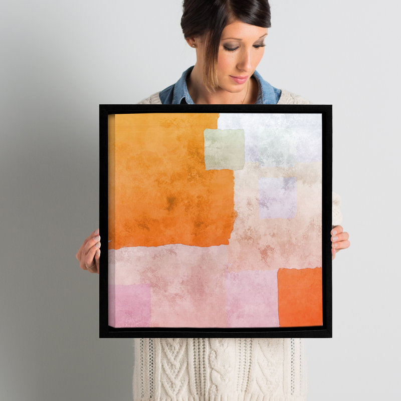 Langley Street Abstract Squares I Framed Painting Print On