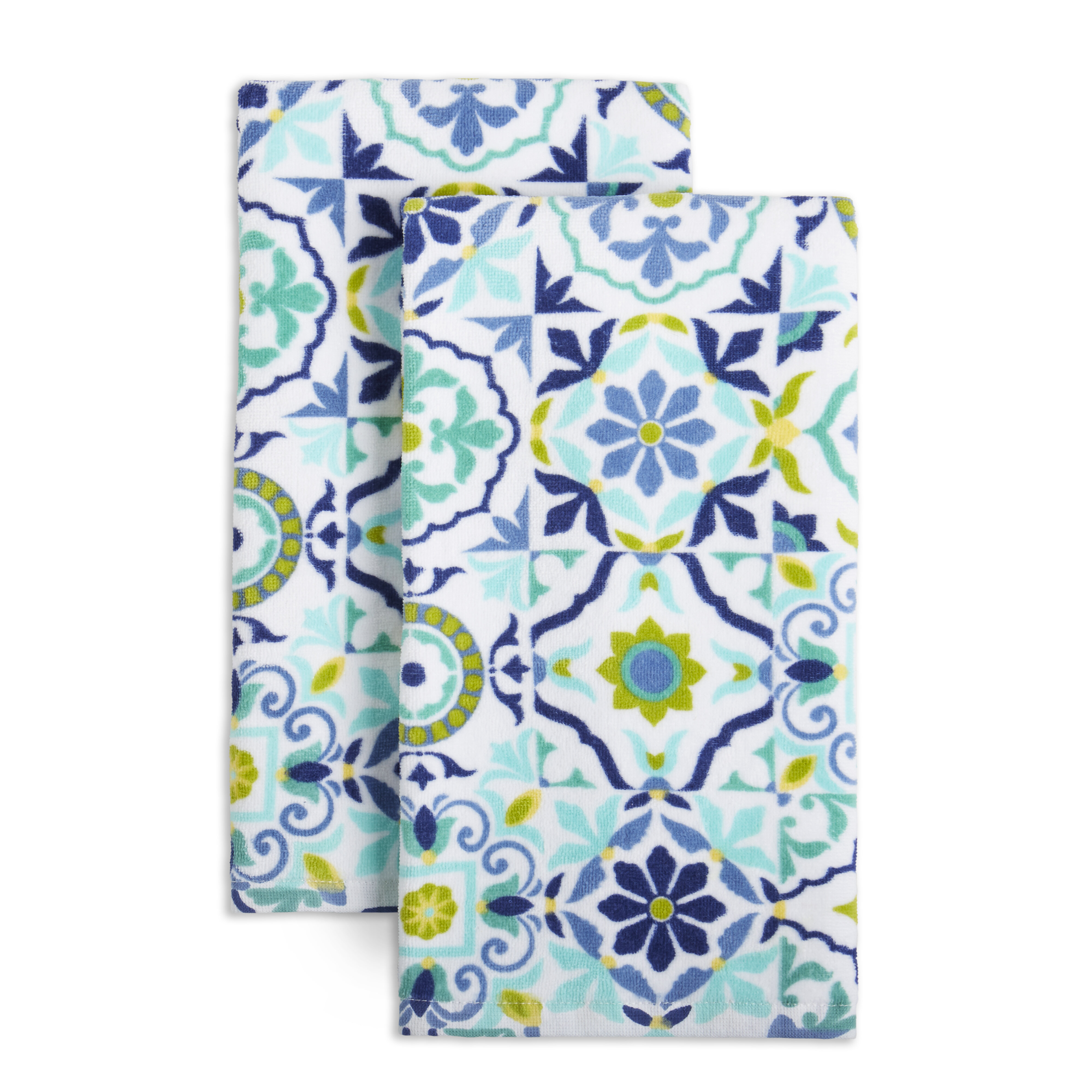 Fiesta Worn Tiles Kitchen Towels Set Reviews Wayfair   Fiesta Worn Tiles Kitchen Towels Set 